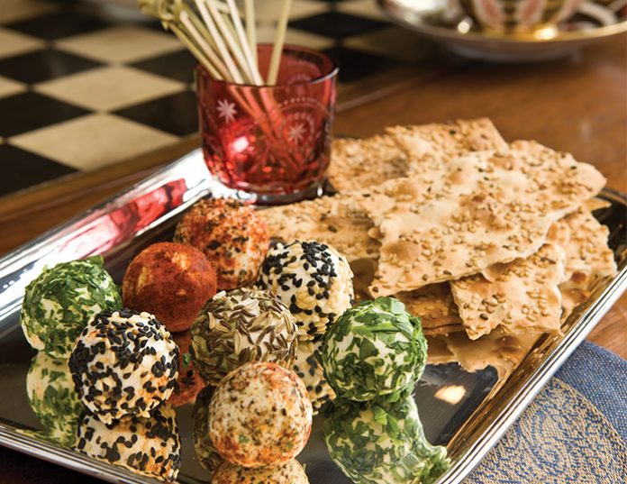 Goat Cheese Truffles on Lavash Flatbread Holiday Savories: 9 of Our Favorites
