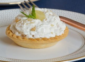 “Rock-A-Hula Baby” Pineapple-Coconut- Macadamia Tartlets