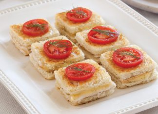 Mini Dill Havarti and Turkey Paninis