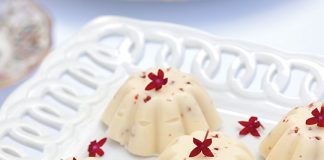 Pink Peppercorn–White Chocolate Candies with Strawberries