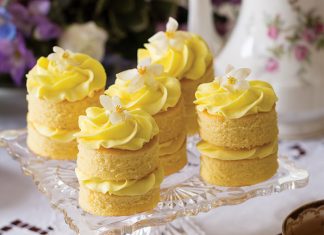 Lemon-Ginger Cake Stacks 