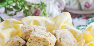 Corn, Goat Cheese & Chive Scones