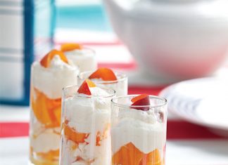 Peach Meringue Parfaits