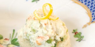 Shrimp Salad Canapés