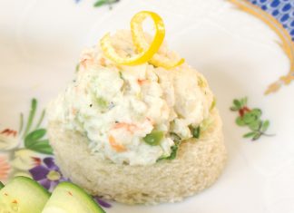 Shrimp Salad Canapés