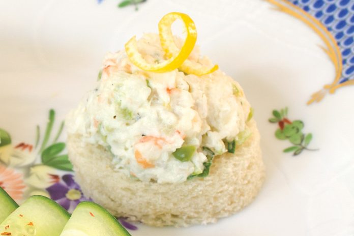 Shrimp Salad Canapés