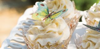 Vanilla Cupcakes with Salted Browned Butter Frosting