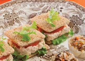 Smoked Trout Tea Sandwiches