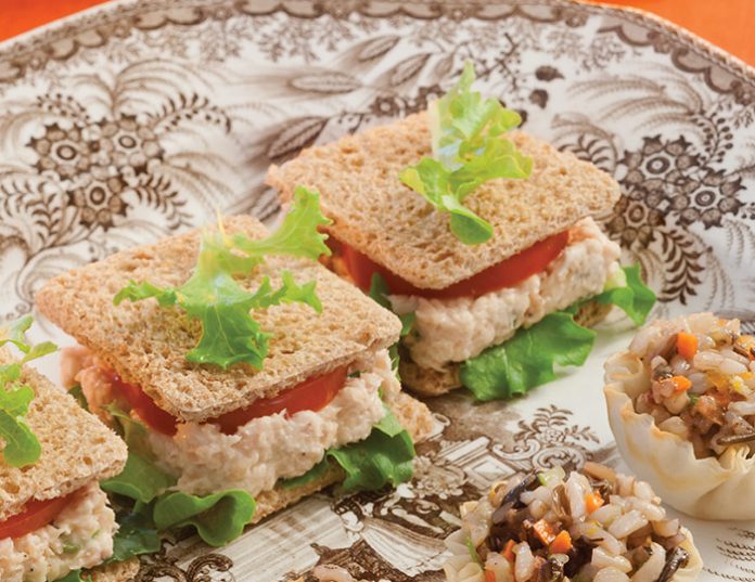 Smoked Trout Tea Sandwiches