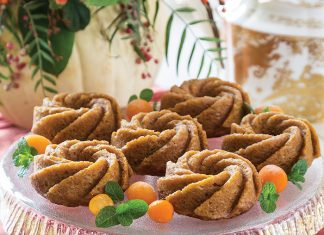 Mini Pumpkin Bundt Cakes