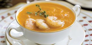 Butternut Squash & Shrimp Soup