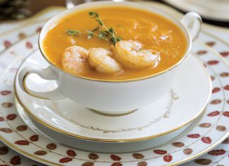 Butternut Squash & Shrimp Soup
