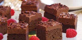 Raspberry Brownie Bites