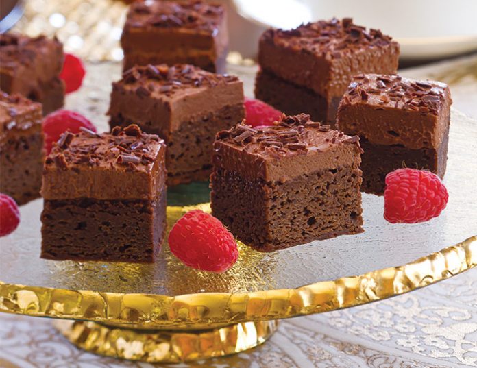 Raspberry Brownie Bites