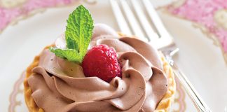 Rosy Chocolate-Raspberry Tartlets