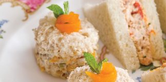 Apricot, Olive, and Pecan Tea Sandwiches