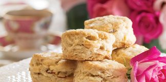 White Chocolate–Almond Scones