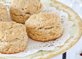 Chocolate-Strawberry Tea Scones