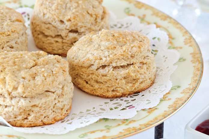 Chocolate-Strawberry Tea Scones