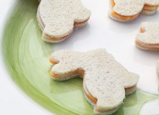 Ham and Cheese Tea Sandwiches