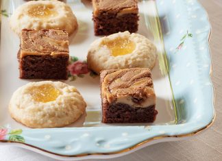 Peanut Butter–Swirled Brownies - TeaTime Magazine