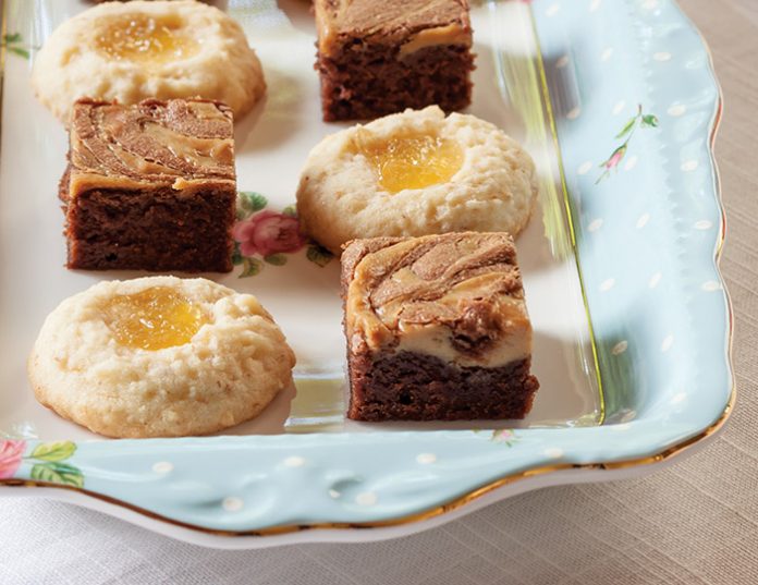 Peanut Butter–Swirled Brownies - TeaTime Magazine
