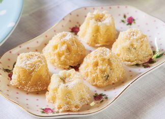 Petite Lemon-Basil Pound Cakes