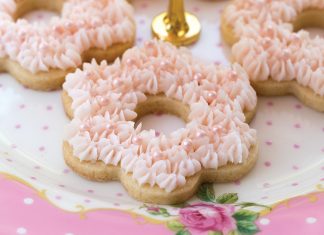 Cherry Flower Cookies