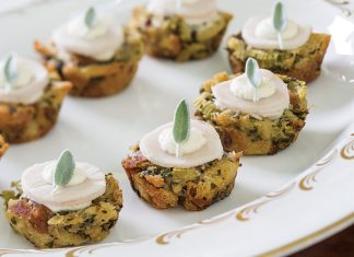 Turkey & Stuffing Canapés