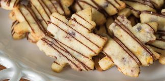 Cranberry-Orange Shortbread Cookies
