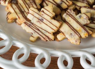 Cranberry-Orange Shortbread Cookies