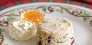 Gluten-free Cranberry, Pistachio & Orange Scone