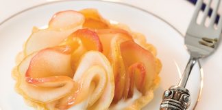 Apple Tartlets with Brown Sugar Cream - TeaTime Magazine