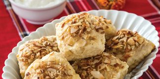 Roasted Pear, Cardamom & Almond Scones