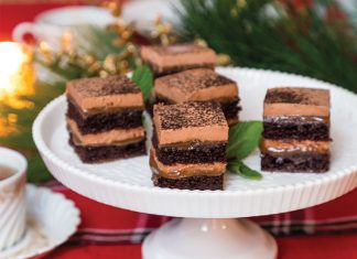 Chocolate-Chestnut Mousse Cakes