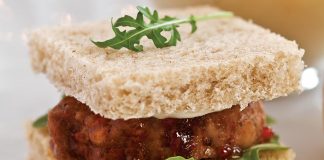 Red Pepper Jelly–Glazed Pork Tea Sandwiches