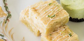 White Chocolate-Lime Blondies