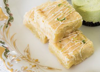 White Chocolate-Lime Blondies