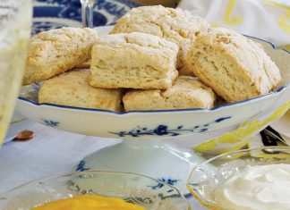 Lemon-Walnut Scones