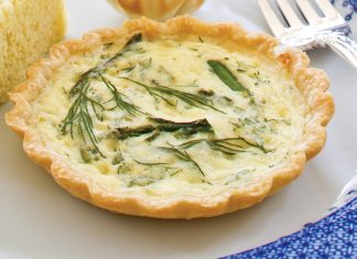 Asparagus-Dill Quiches