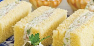 Olive-Almond Finger Sandwiches