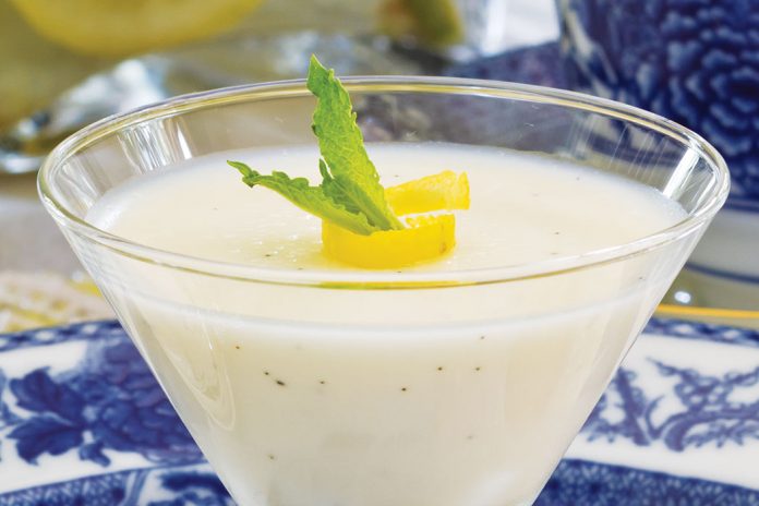 Lemon-Vanilla Panna Cotta