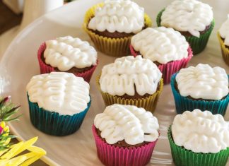 Mini Mexican Chocolate Cupcakes