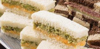 Olive & English Cheddar Tea Sandwiches