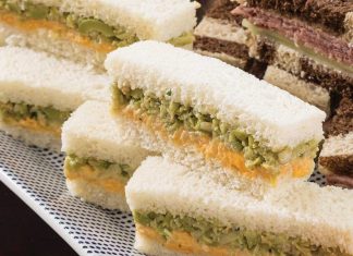 Olive & English Cheddar Tea Sandwiches