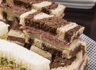 Roast Beef, Horseradish, and Cucumber Tea Sandwich