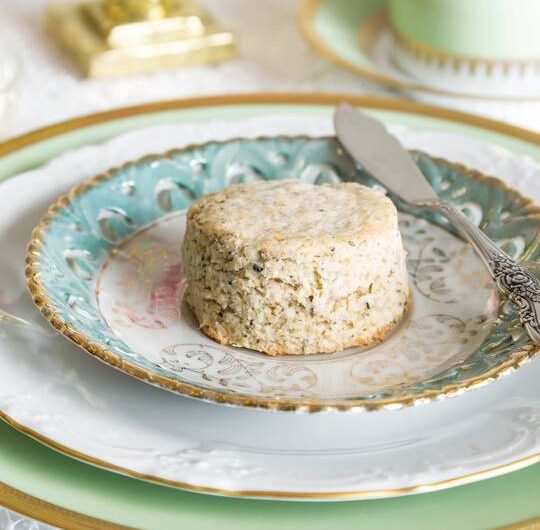 Jasmine-Green Tea & Coconut Scones