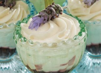 Lavender Mousse Verrine
