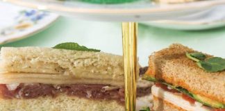 Prosciutto & Pear Tea Sandwiches