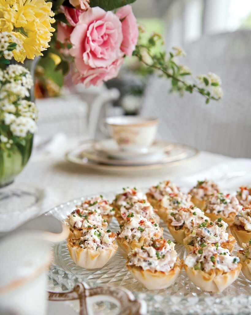 Poppy Seed Chicken Salad in Phyllo Cups
